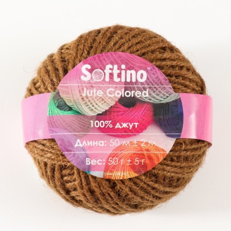 Yarn 100% juts "Softino Jute Colored" 50m ± 2m nut 50 g-3