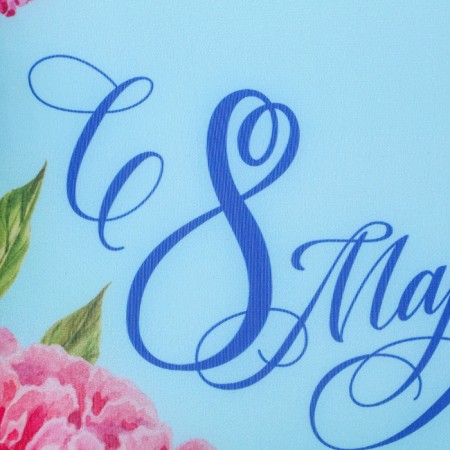 Antistress pillow is decorative "since March 8", 21x20 cm-2