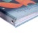 Notebook on rings, 160 sheets in the “Magic Fox” cage, solid cover, glossy lamination, with a change of block