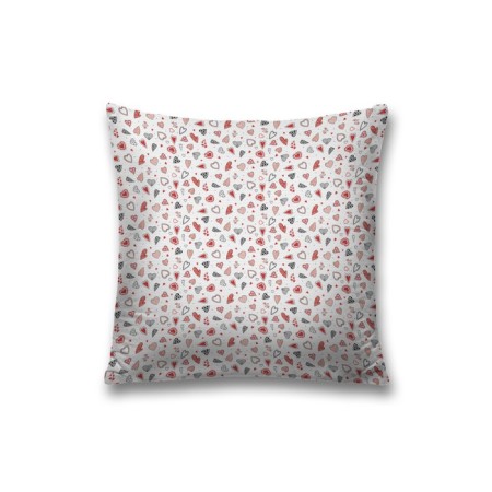 Pillowess decorative "abundance of hearts", on a zipper, size 45x45 cm