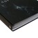A notebook on the rings of A5 120 sheets in Calligrata cell "Black marble" Black "cover 7BC, without cutting down under the rings, offset block