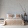 Cover with pillowcases "Dallas", size 230x250 cm, beige color