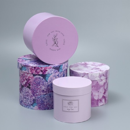 A set of hats for colors 4 in 1, gift packaging, Lavender, 14 x 13 cm - 20 x 17.5 cm-2