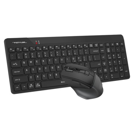 Keyboard + Mouse A4Tech FSTYLER FG2400 Air Claw: Black Mouse: Black USB Wireless Slim (106853-2
