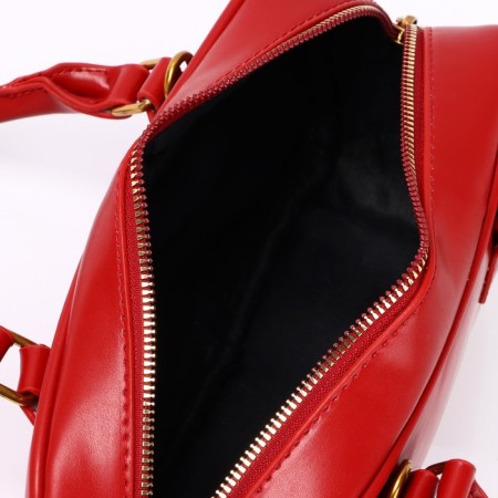 Women's bag made of artificial leather, 24*13*7 cm, red color-6