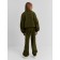 Брюки для девочки MINAKU: Fleece Soft, цвет хаки, рост 164 см