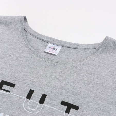 T -shirt male, gray color, size 48-5