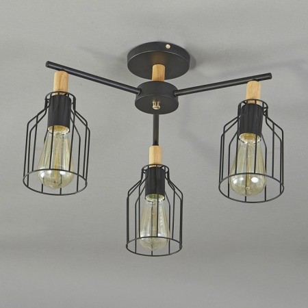 Ceiling lamp 3x60W E27, size 50x50x31 cm-1