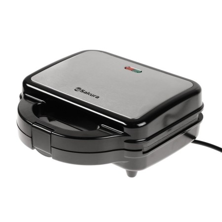 Multigril Sakura SA-7424, 750 W, 3 interchangeable panels, anti-stick coating, gray-black