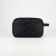 Lightning cosmetic bag, external pocket, black color