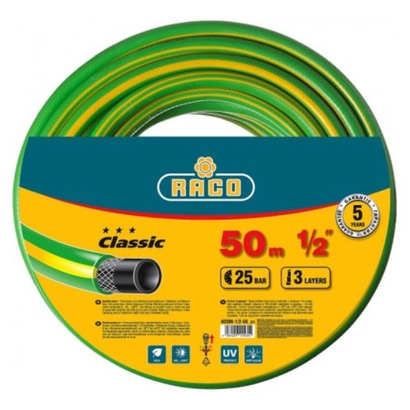 Hose, PVC, d = 12 mm (1/2 "), l = 50 m, 3-layer, reinforced, raco classic