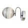 Wall lamp (sconces) Galaxy, 1xe14, color chrome