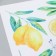 Stick plastic interior color "lemons" set 2 sheets 25x35 cm
