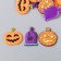 Decor for creativity Rubber "Pumpkin for Halloween" set of 15 pcs mix 2.8x3 cm