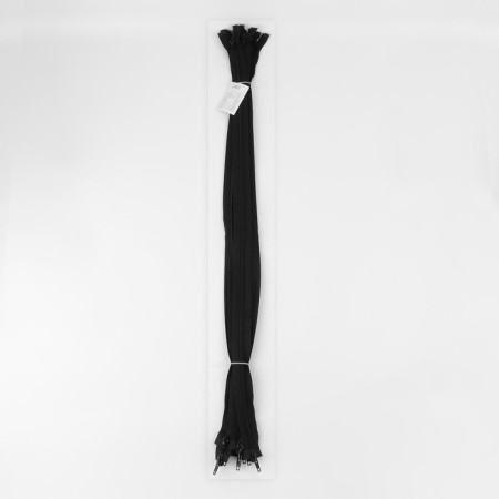 Lightning "Spiral", No. 7, connective, 2 runners, automatic locks, 75 cm, black color-2