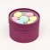 Gift box "Wewak" plum, hooked with a window, 16 x 11 cm