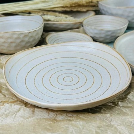 Set of plates Lenardi dune, d = 18 cm, 6 pcs