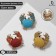 Brooch "Krabi", color mix (indivisible packing 12 pcs., Price per pcs.)