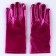 Carnival accessory- gloves, fuchsia metallic, artificial leather