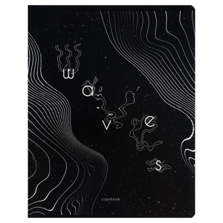 A notebook of 80 sheets in a cage on Motion Graphics paper clip, covering cartoon, mix-2