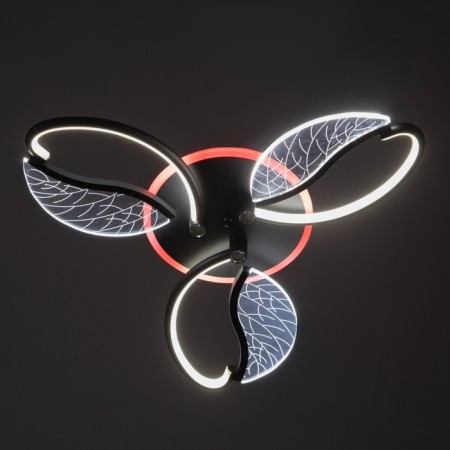 Astrid chandelier 3XLED 66W 3000-6000K RGB black 60x60x8cm-8