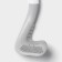 Silicon shares for the toilet sillone, 7 × 4 × 39 cm, gray color