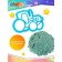 Kinetic sand "Blue Tractor", with a mold in a bucket, blue color, 1 kg