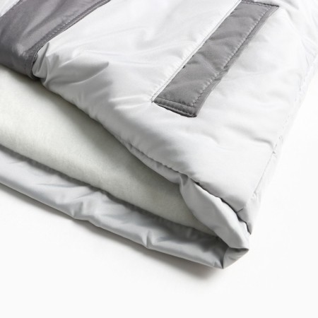 Kit (jacket/semi -combinezone) children, pearls/gray color, height 98 cm-4