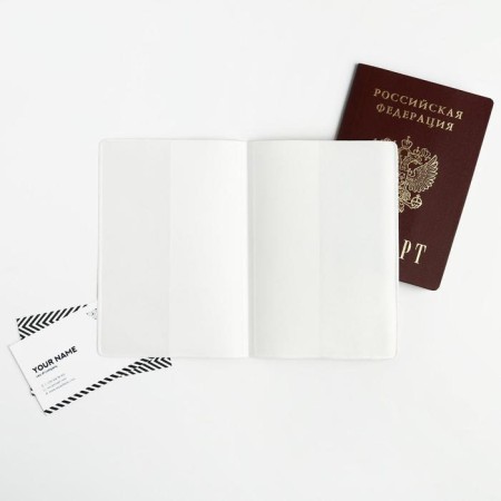 The set "Be always No. 1": the cover for the PVC passport and a diary A5 80 sheets-6