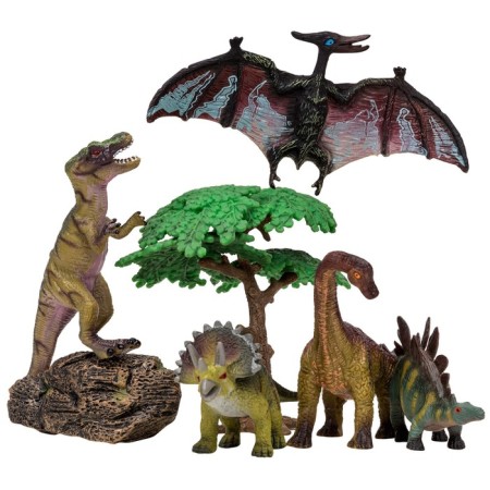 Set of figures "World of dinosaurs", 7 figures