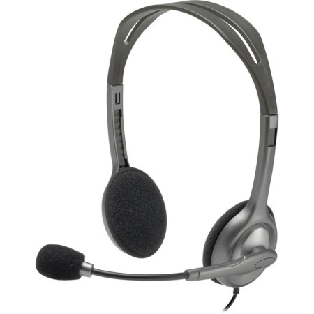 Headphones with the Logitech Steereo H110 Logitech Microphone 1.8m Pavers (981-000271) 103390