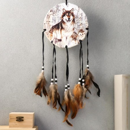 Dreams 4 "Gray Wolf" Circle d = 16 cm