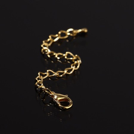 Castle Castle CM-951 (set 5 pcs.), 6 × 9 mm, with an extension chain of 7.5 cm, color gold-3