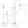 Lemark Spark LM6762RG shower system, single -leaf, tropical shower, watering can, pink gold
