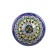 PIALA RISTAN CIRAMICA "Flowers", 8.5 cm, small cognac, mix