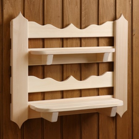 Carved shelf, 54 × 48 × 14 cm-4