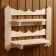 Carved shelf, 54 × 48 × 14 cm