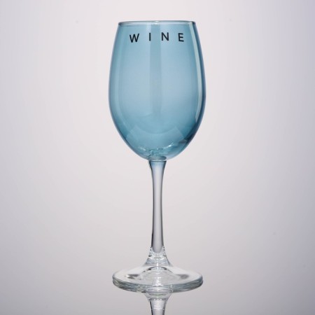 Wine glass "Wine", 360 ml, blue-1