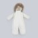 Combineson Children's Winter Kinderlitto "Lapland-1", height 74-80 cm, color milk