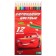 Colored pencils, 12 colors, trihedral , cars