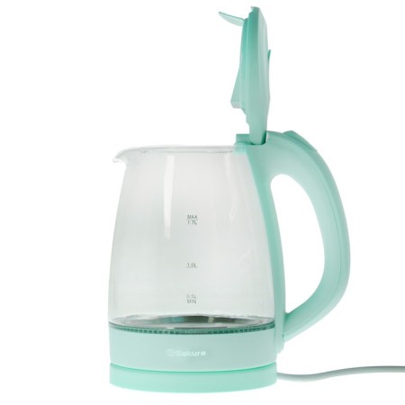 Electric kettle Sakura SA-2733GR, glass, 1.7 l, 2200 watts, green-5