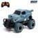 Dino radio -controlled jeep works on batteries, blue color