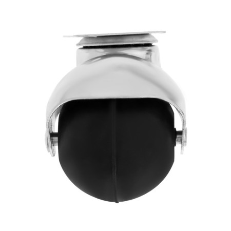Furniture wheel, "ball", d = 50 mm, plastic, black-2