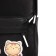 Youth backpack from textiles on a zipper, waterproof, 4 pockets, black color