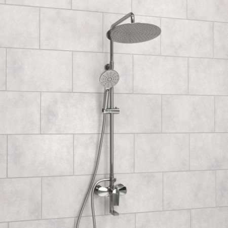 The shower system wasserkraft a166.16.16.127.087.ch, tropical shower, shower, chrome-1