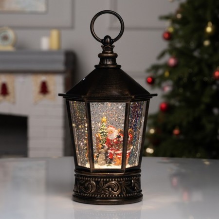 Figure LED "Snow Miracles", 22x14 cm, music, aah3, usb, glow warm white
