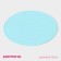 Standing under the hot shares "Circle", 18 cm, mint color