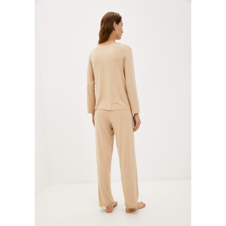 Pajama female "Pamela", size XL, beige color-3