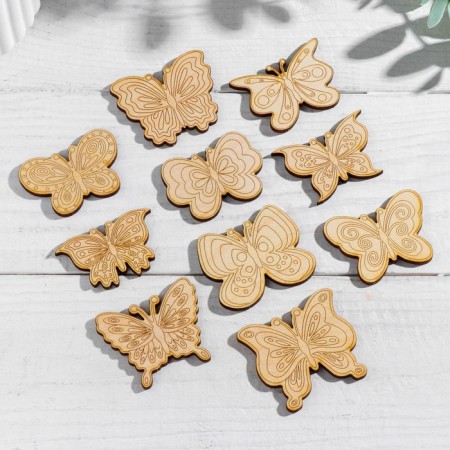 A set of workpieces "Butterflies", 10 pcs