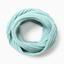 Scarf (clamp) Children's, Menthol color, size 108x26 cm